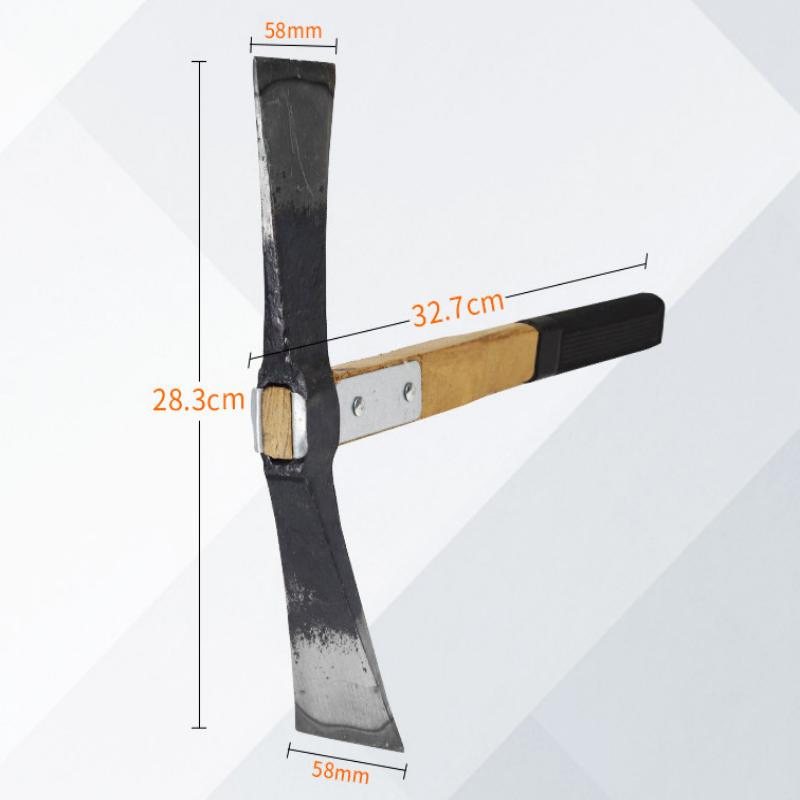 Best Quality Two Way Pickaxe with Carbon Steel Heat-Treated Hardwood Handle