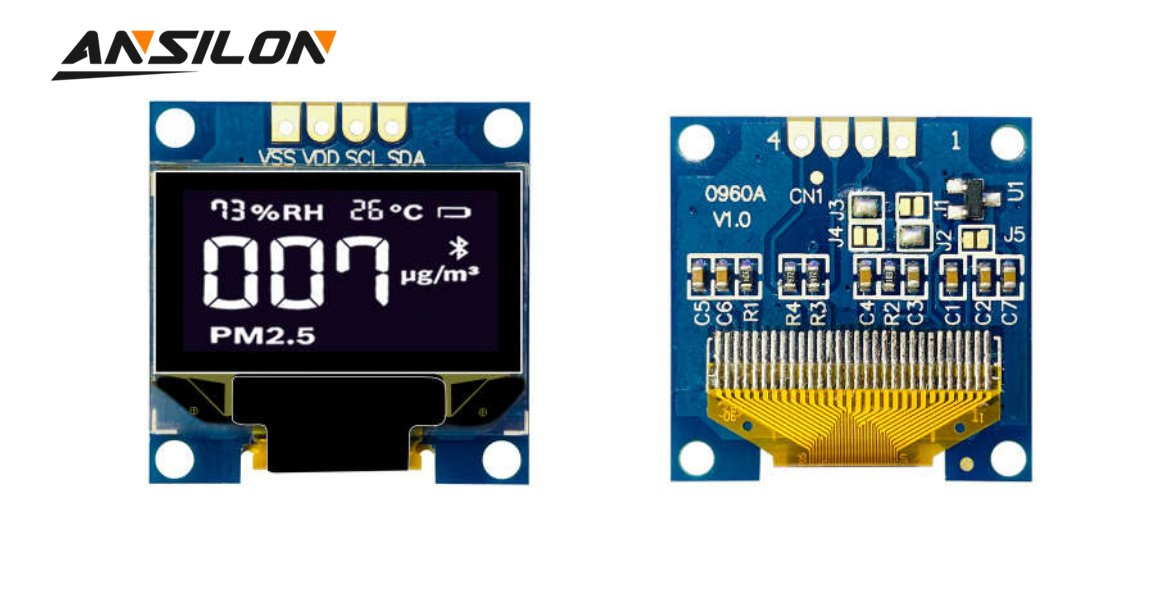 OLED-дисплей 0.96 дюйма 128x64 для микроконтроллеров