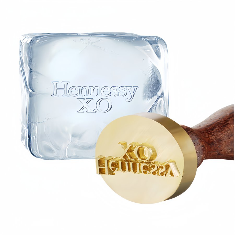 Wholesale Exclusive Bar Ice Cube Stamp Pineapple Ice Cube Brass Brand Stamp Ice Cube Gift Bartender
