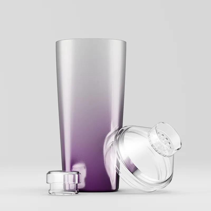 Шейкер для коктейлей 20oz 2 в 1 с функцией стакана