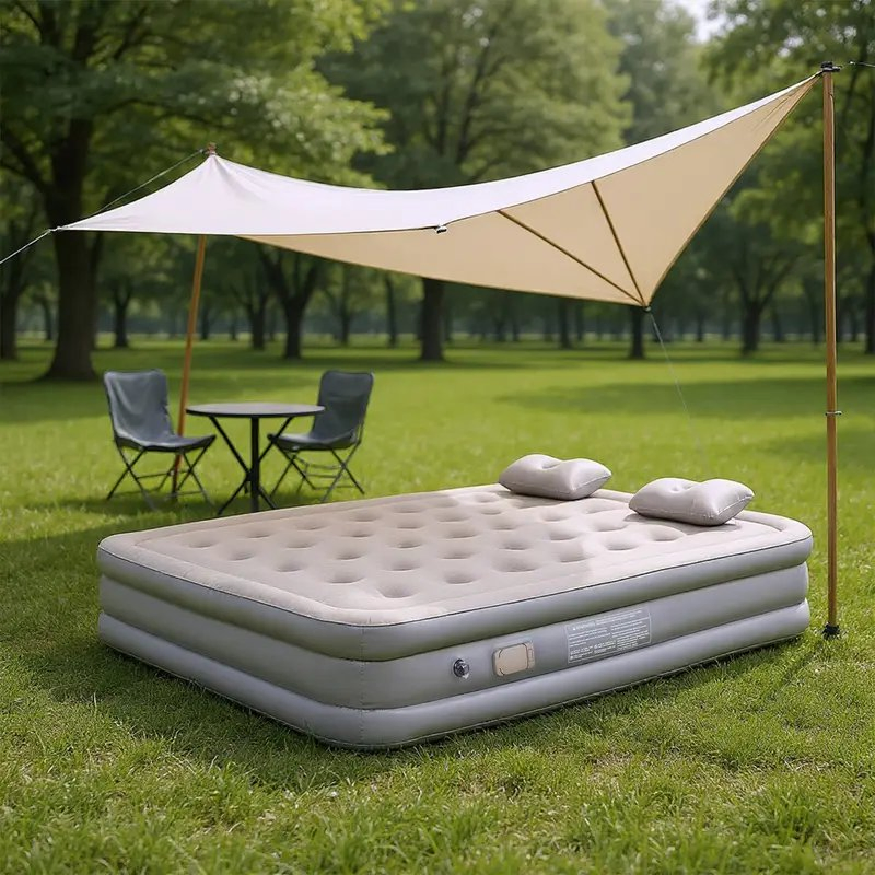 Camping Self Inflating Mattress Inflatable Air Bed with Built-in Rechargeable Pump