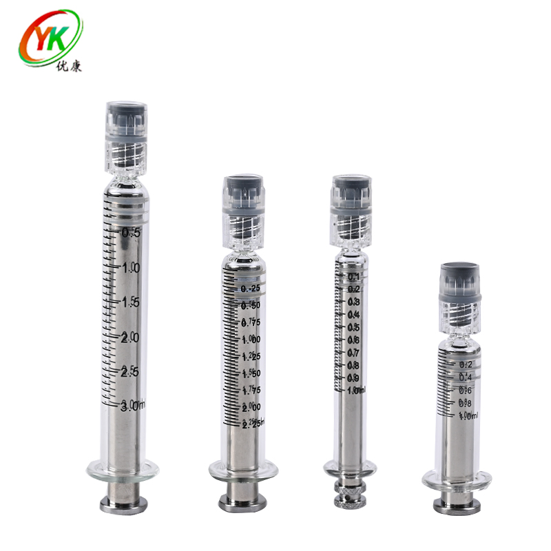 Luer Lock Prefilled Distillate 1ml Glass Syringes