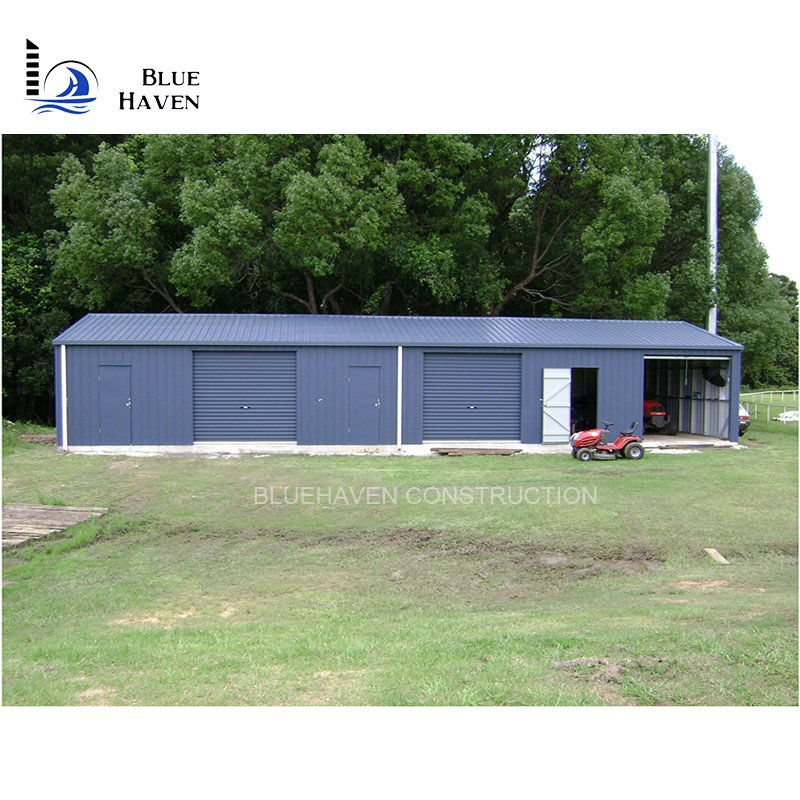 Good Quality Steel Structure Building Material Product Garage Prefabricated Storage Tractor Shed