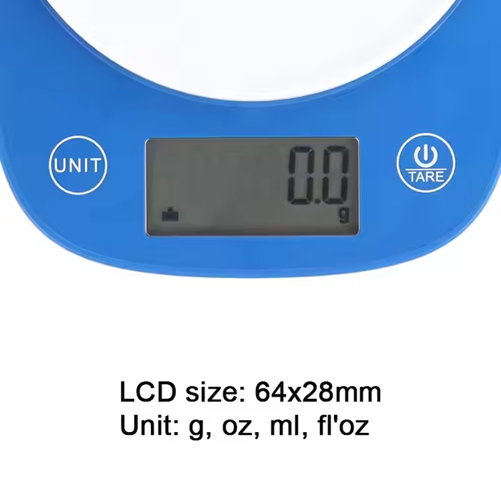 Кухонные весы электронные ABS с LCD дисплеем, 5 кг