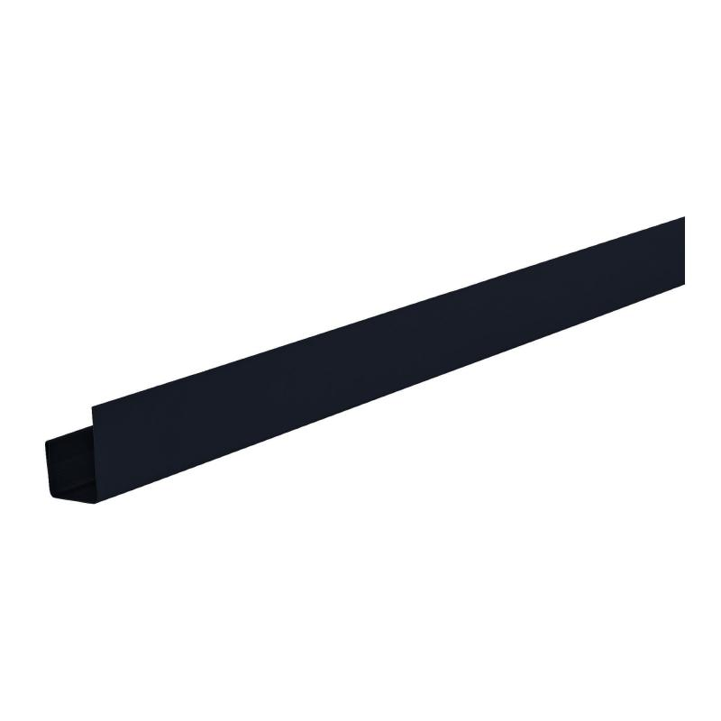 Black Aluminum J Trims with 1/2''x12' for Canada