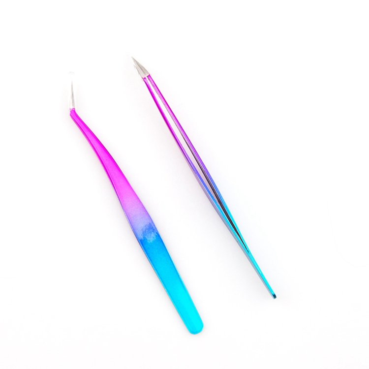 Wholesale Best Selling Volume Eyelash Tweezers High Quality Tweezer Case Eyelashes Extension Tweezers