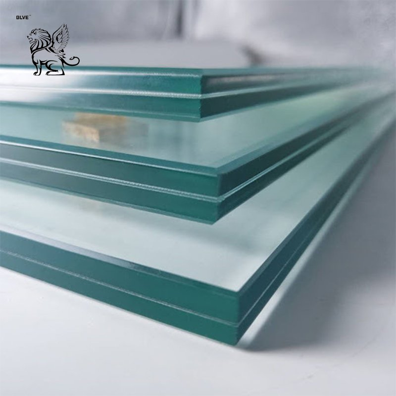 Factory 6.38mm 8.38mm 8.76mm 11.52mm Safety Tempered Laminated Glass PVB Colored Clear Laminated Glass Wholesale