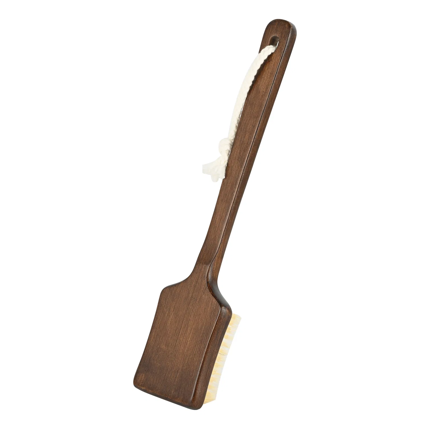 Wooden Bath Brush, Bamboo Long Handle Back Scrubber Brush, Dry Body Brush, Eco Friendly Bath Brush, Body Washing Brush, Natural Body Brush