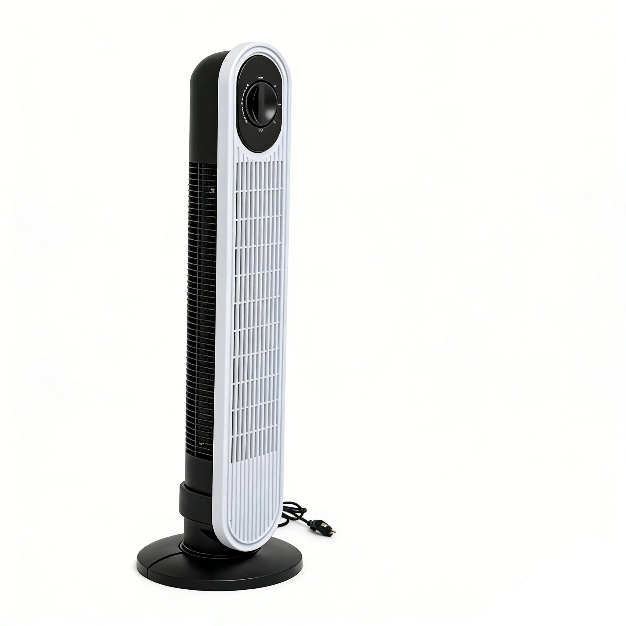 Ultra-Quiet Indoor Bladeless Tower Fan - 360° Rotating, Sleek Floor-Standing Design for Bedroom & Home Use Energy-Efficient, Safe & Space-Saving Household