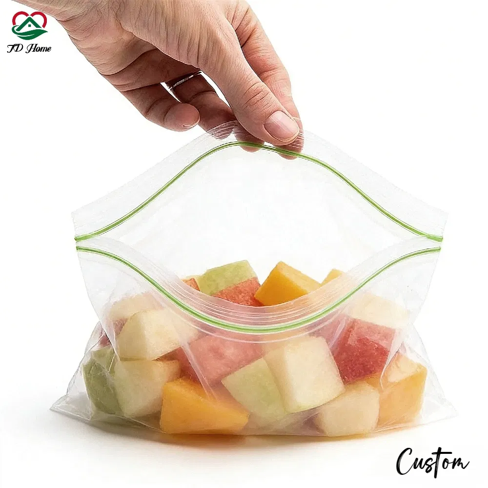 Manufacturer Inventory Food Grade Plastic Zipper Self Sealed Packaging Ziplock Bag