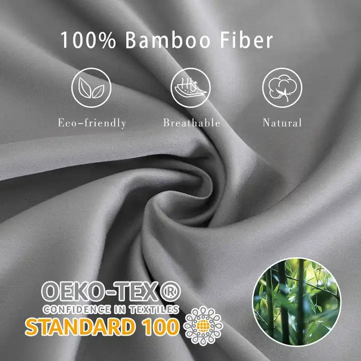Wholesale Breathable Home Textile Luxury 4 Piece 100% Bamboo 300tc Bed Sheet