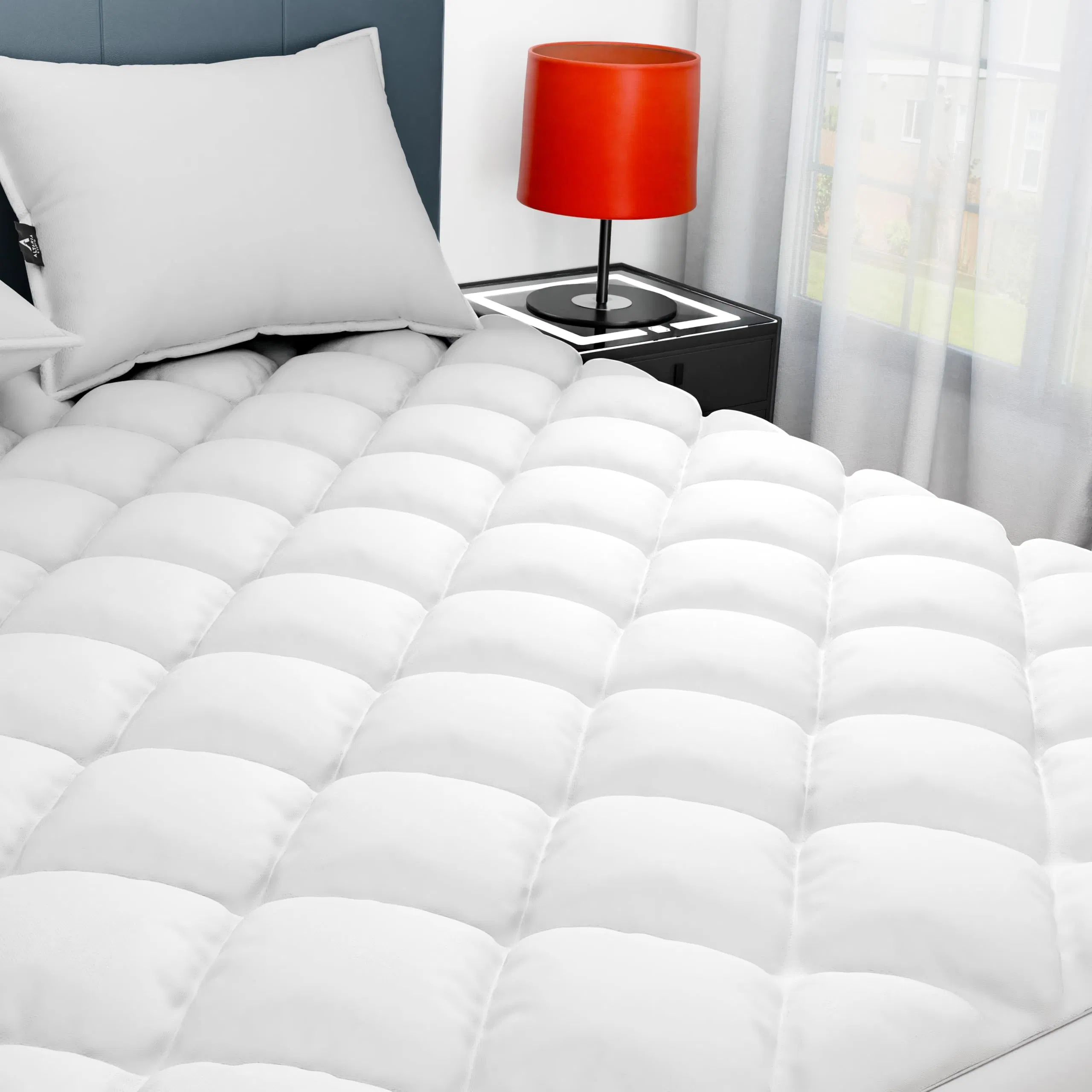 Queen Size Hypoallergenic Cotton Mattress Cover Extra Deep Pocket