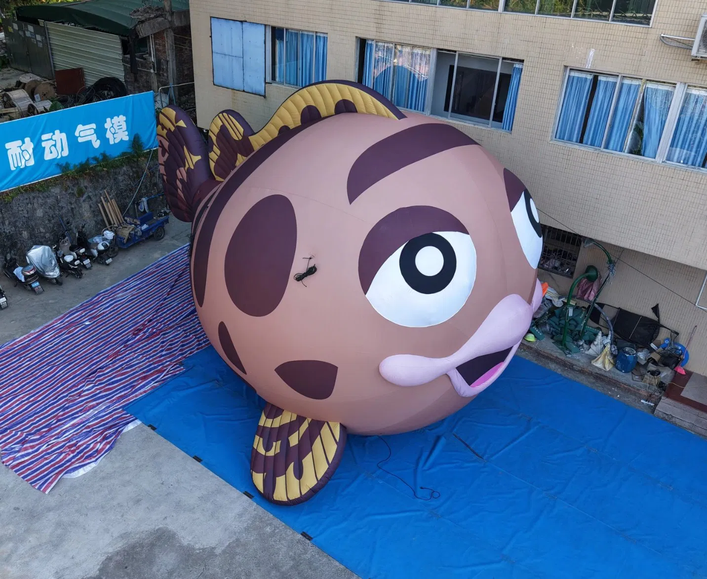 Boyi Inflatable Giant Fish Balloon Inflatable Marine Clown Fish