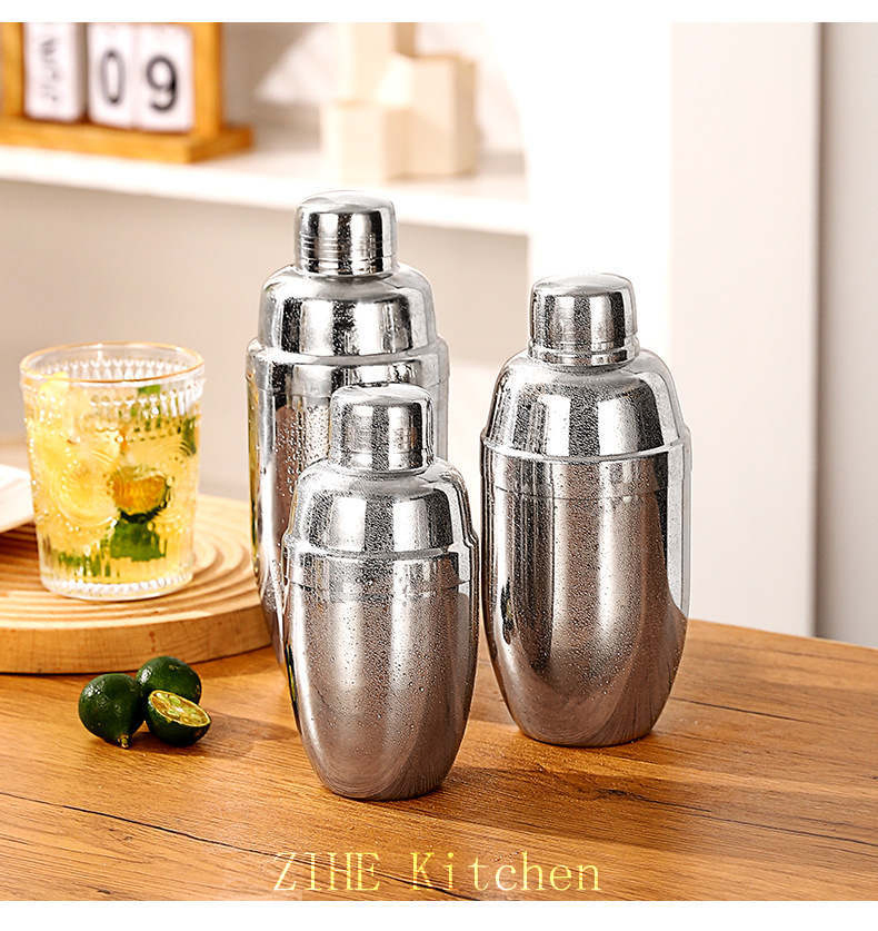 Japanese Shaker Stainless Steel Three Stages Shaker Cocktail Universal Bar