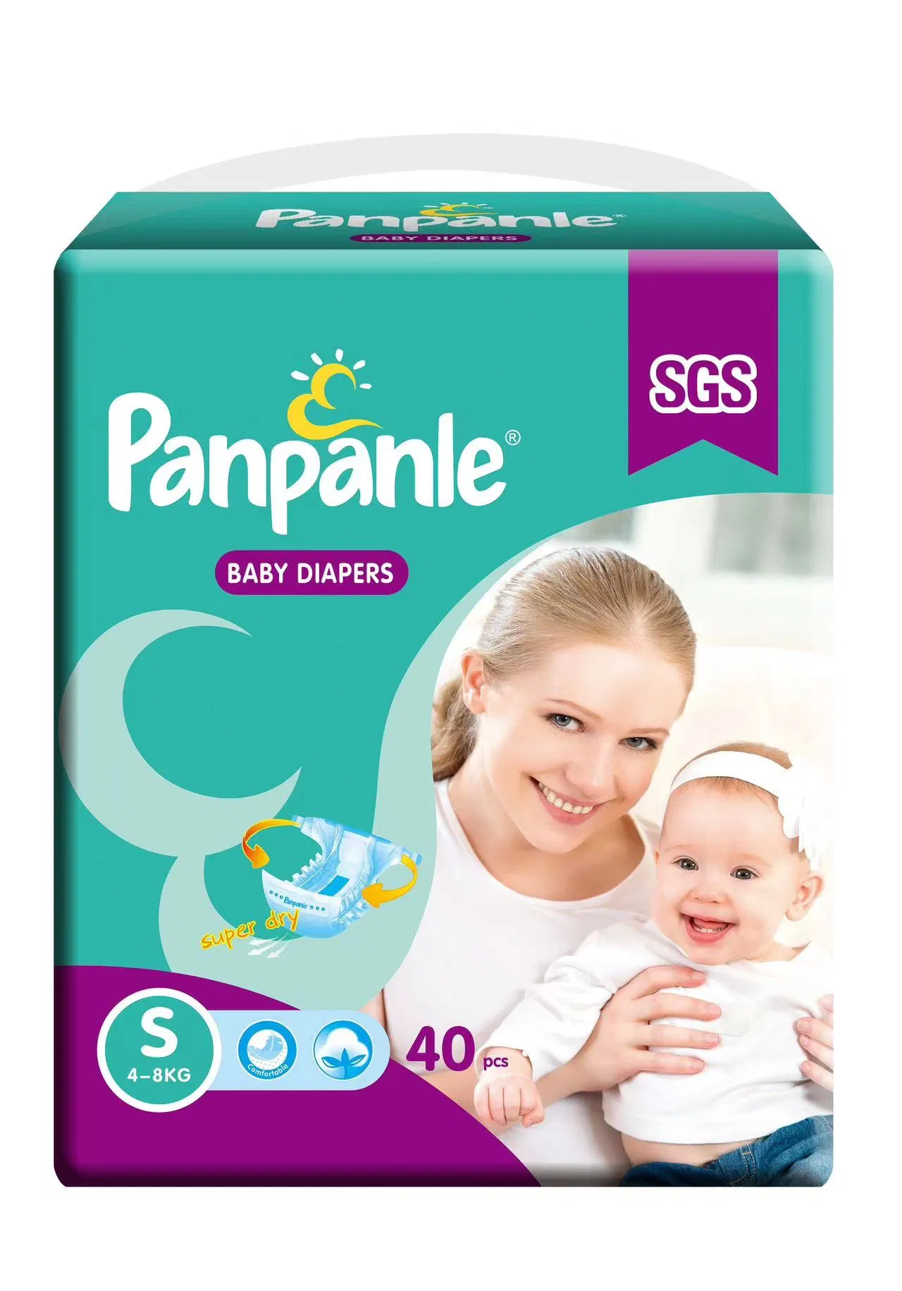 Free Sample Customization OEM Absorption Cotton Soft Breathable Disposable Baby Diapers Pants Pull up Wholesale Africa