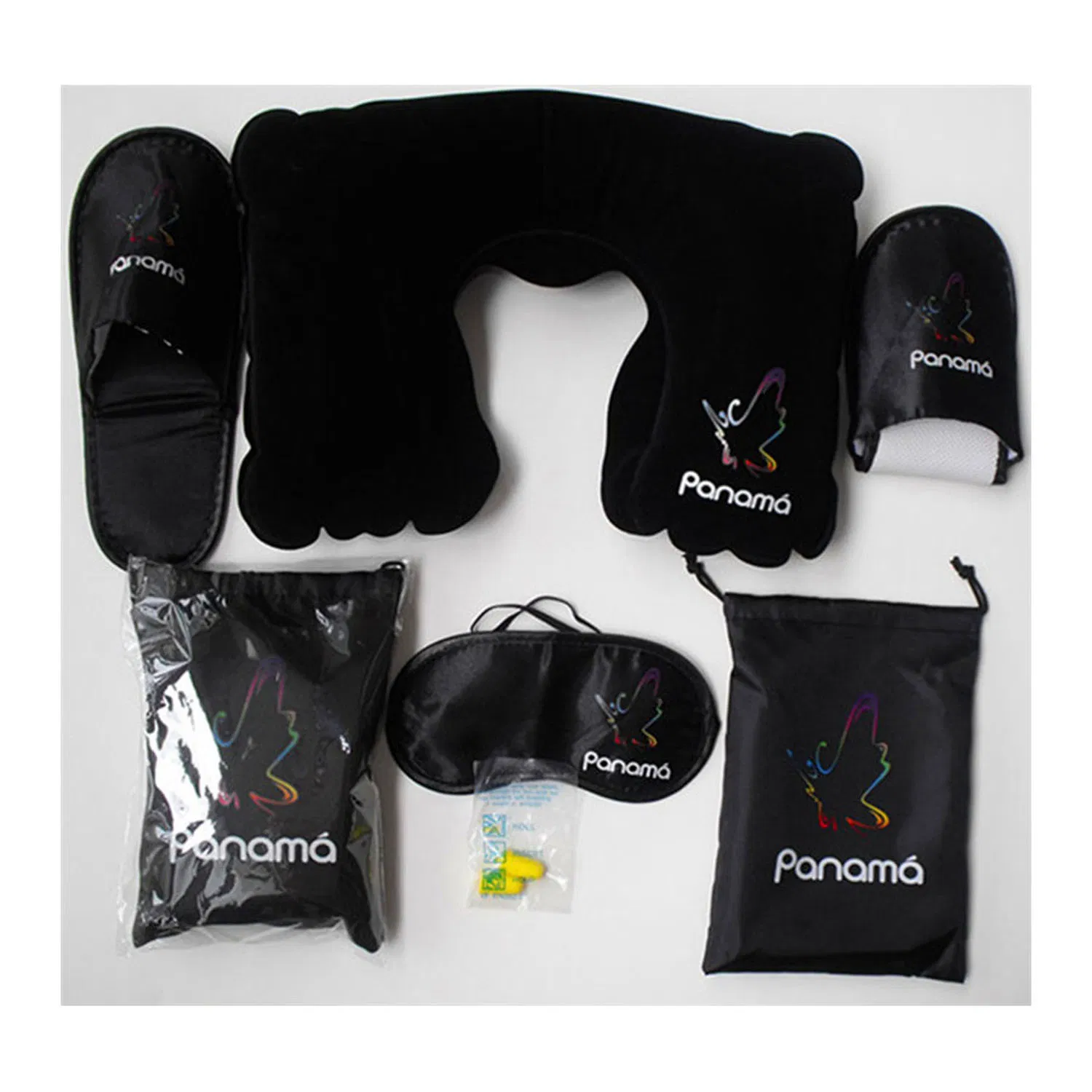 Men Travel Kit Cosmetic Pouch Set Amenity Airline Bag Cosmetic Brush Kit