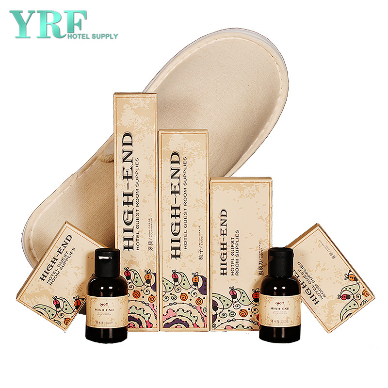 Hotel Guest Room Amenities Set Custom Logo Personalized Disposable Slipper