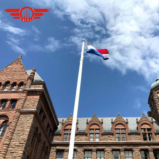 Heavy 20m Aluminum Alloy Flagpole Rope Outdoor Factory Sectional Flag Pole