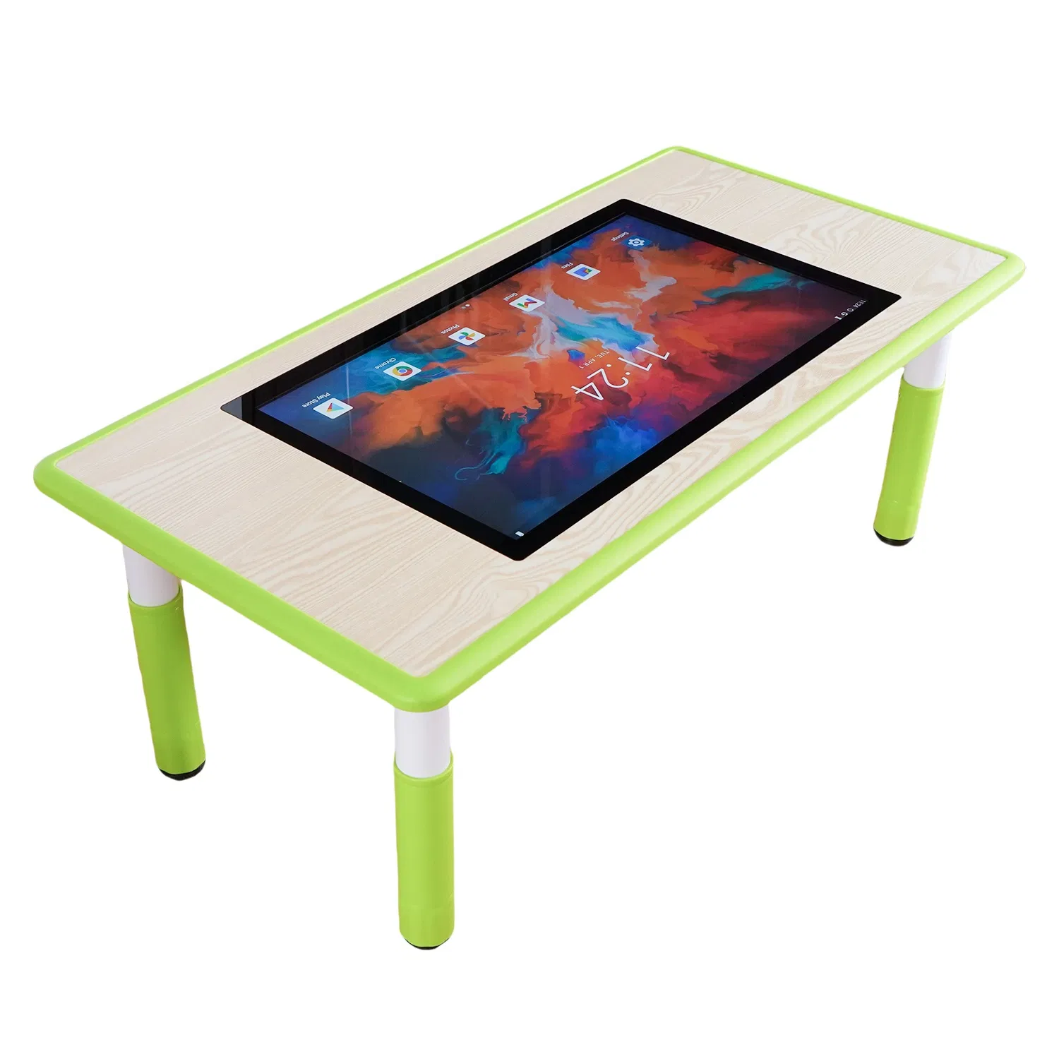 Kids Smart Table 32inch LCD Digital Waterproof Interactive Touch Screen Table Game Table Education Games for Kids in School