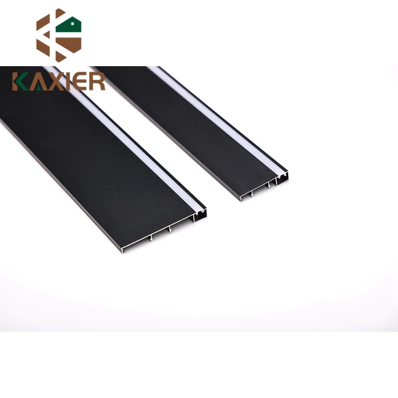 Gold Brushed Round Square or Quarter Round Decorative Aluminum Tile Profile Trim for Flooring Carpet Stairs or Wall Corners