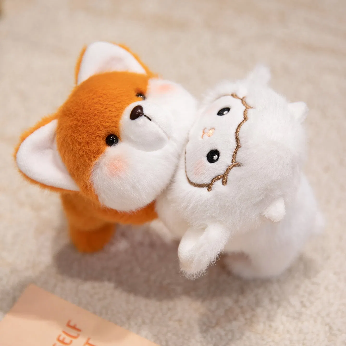 Cute Plush Refrigerator Stickers Creative Fashion Home Ornaments Magnetic Animal Dolls