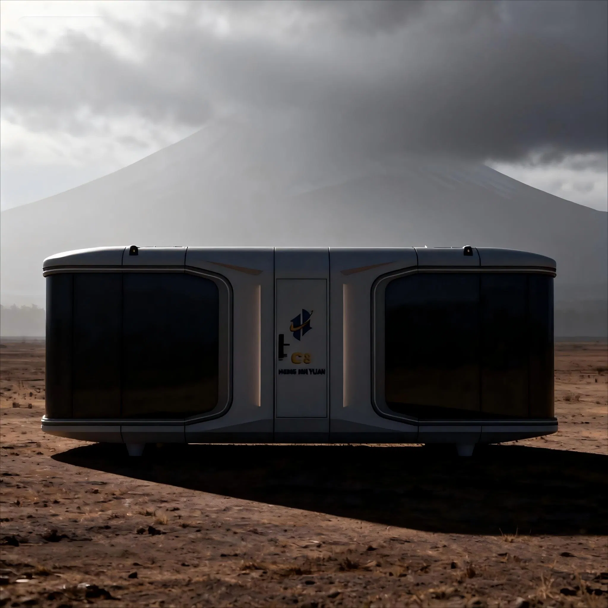 Fireproof Sound-Insulated Steel Space Capsule House Sustainable Low-Energy for Open-Plan Office Scenarios