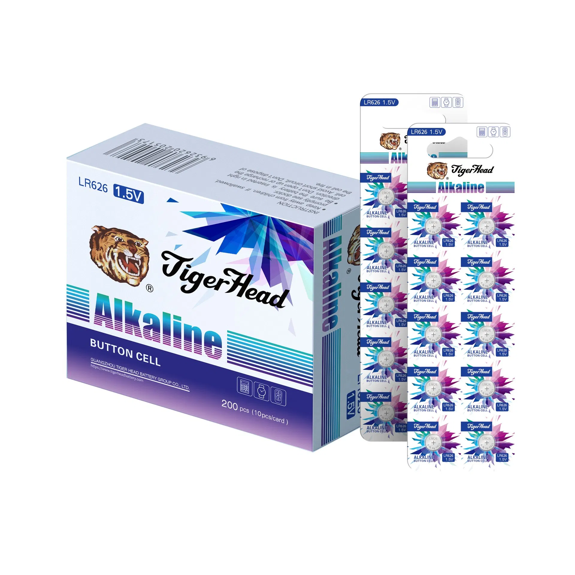 Литиевые батарейки-таблетки Tiger Head CR2032, CR2025, CR1620