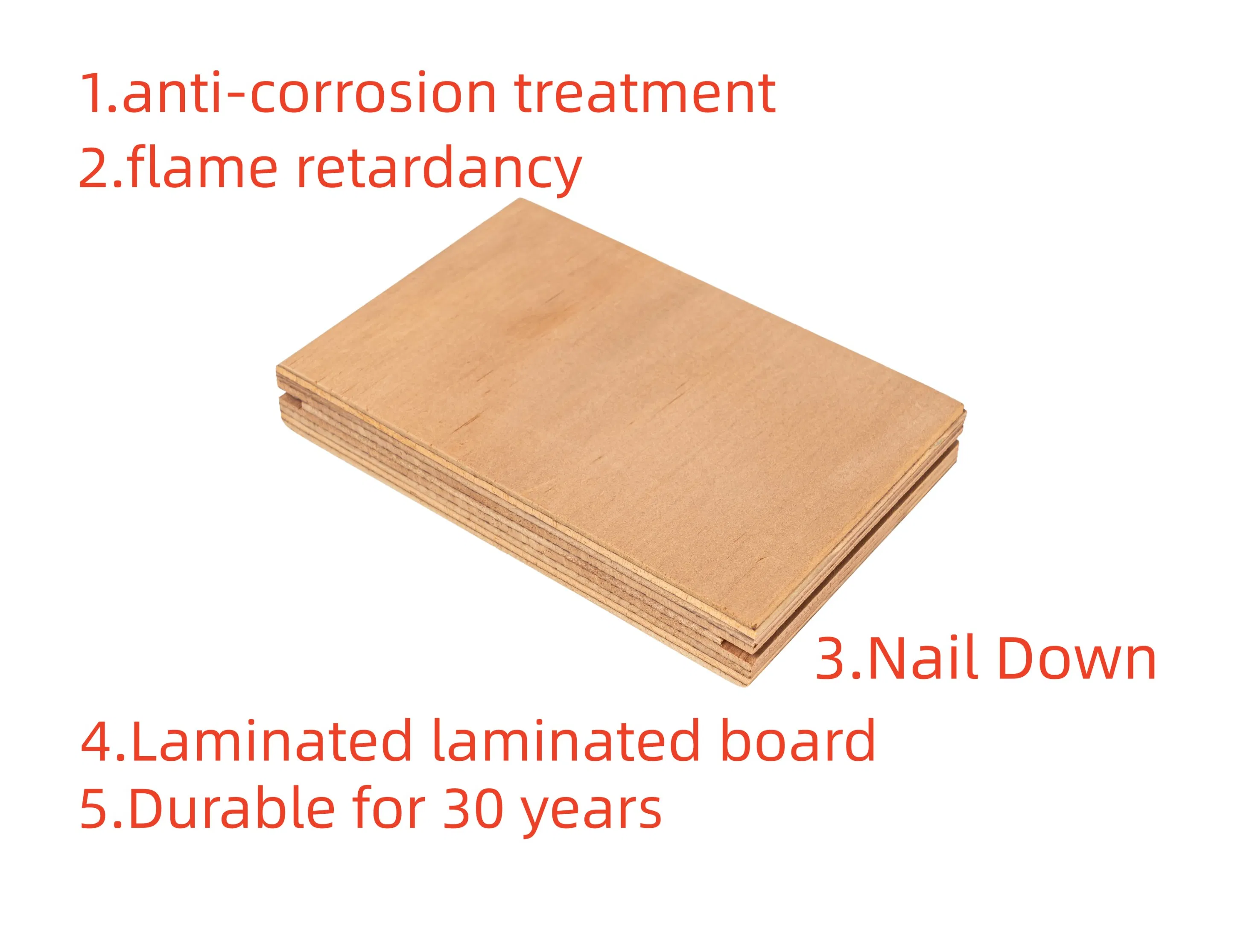 Architectural Grade Smooth Multi-Layer Wood Flooring Outdoor