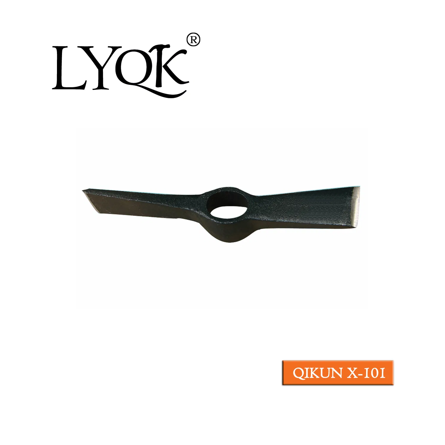 X-100 High Quality Rail Steel 65mn Agriculture Farm Garden Hardware Hand Tools Pick Head Mattock Pickaxe