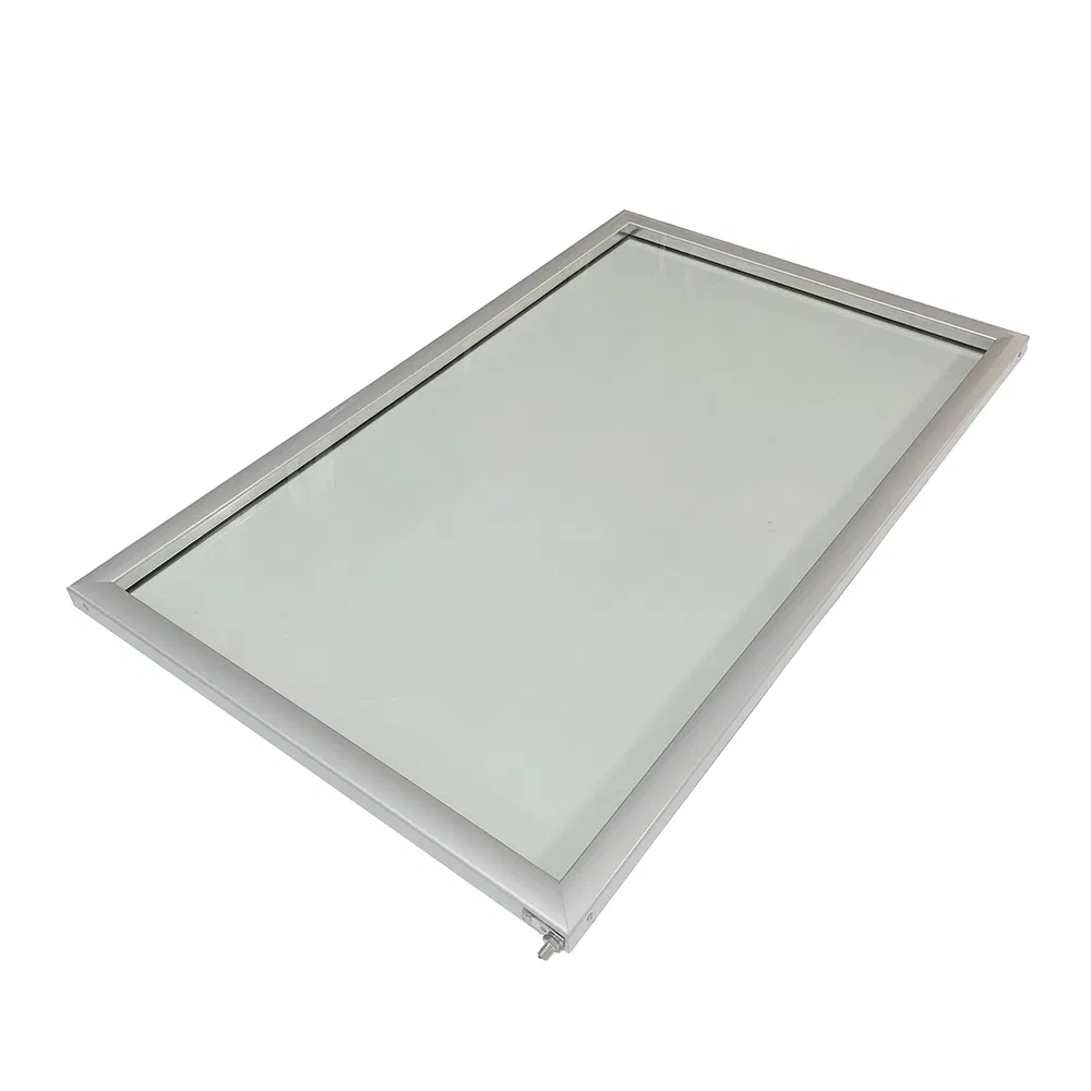Double Layers Glass Freezer Glass Display Door