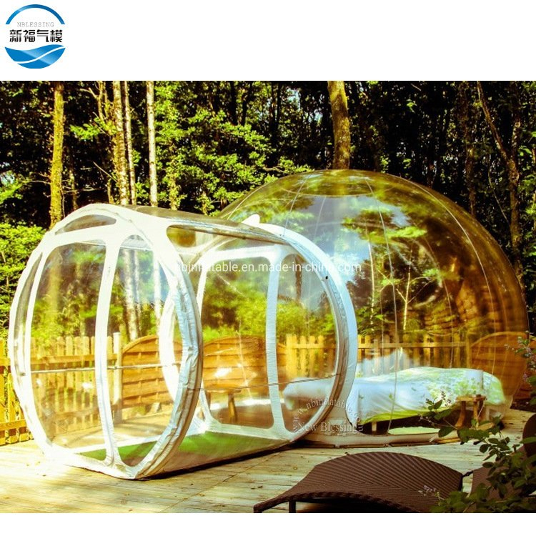 Outdoor Camping White Igloo Inflatable Clear Bubble Tent, Clear Inflatable Lawn Tent for Sale