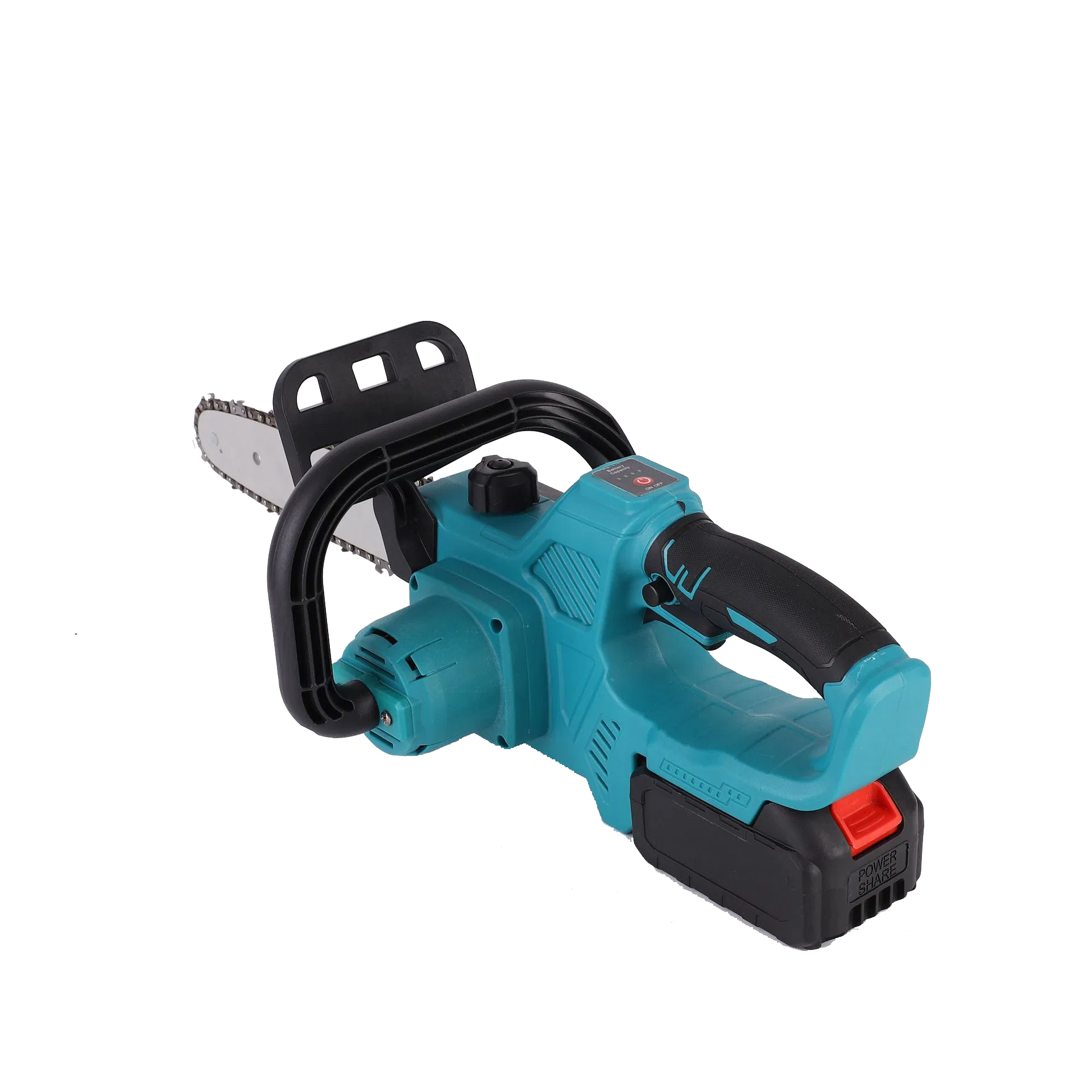Auto Lubrication Brushless 21V Cordless Battery Chainsaw Electric Chain Saw with Electric Brake