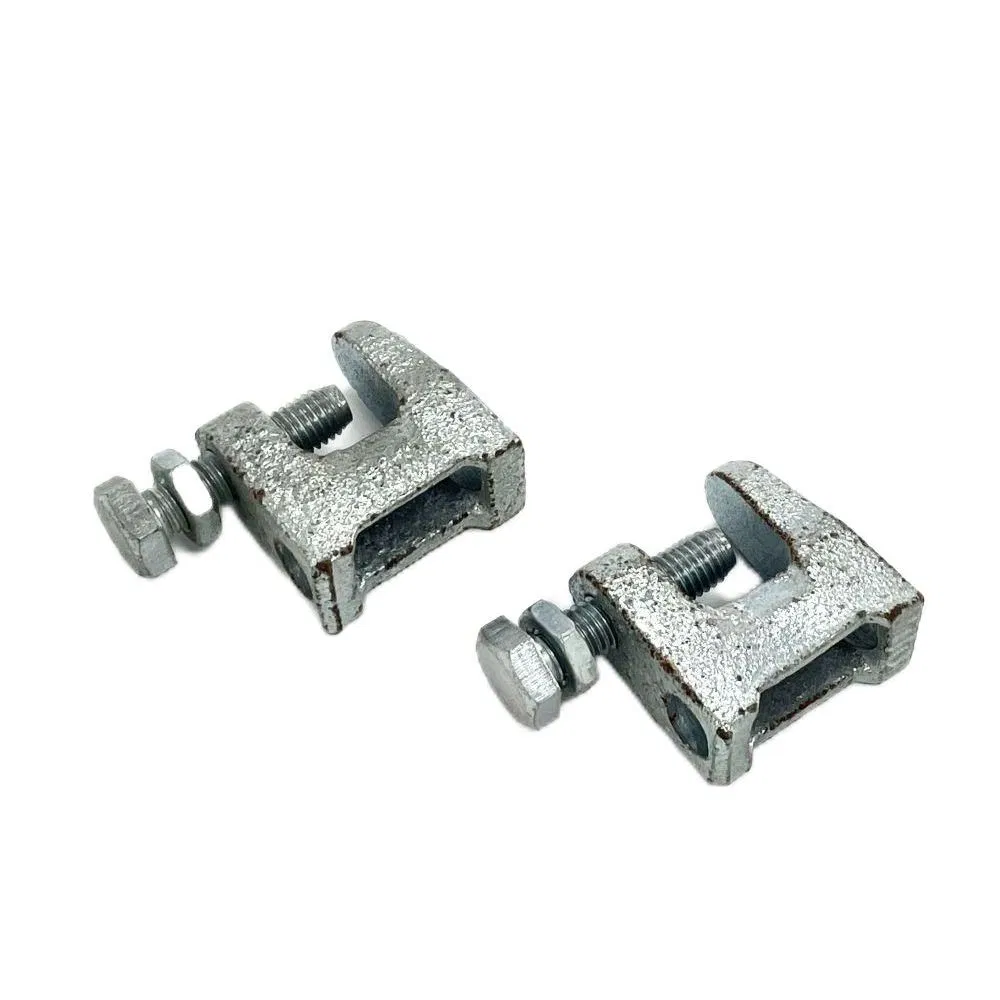 Unistrut Channel Galvanized Reversible Malleable Beam Clamp Pipe Fitting