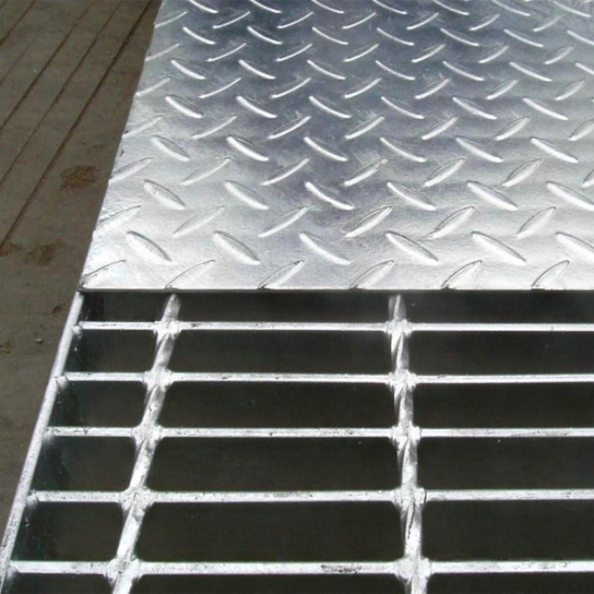 Standard 350mm Steel Grating Drain Cover for Outdoor Trench with Hot Dipped Galvanized