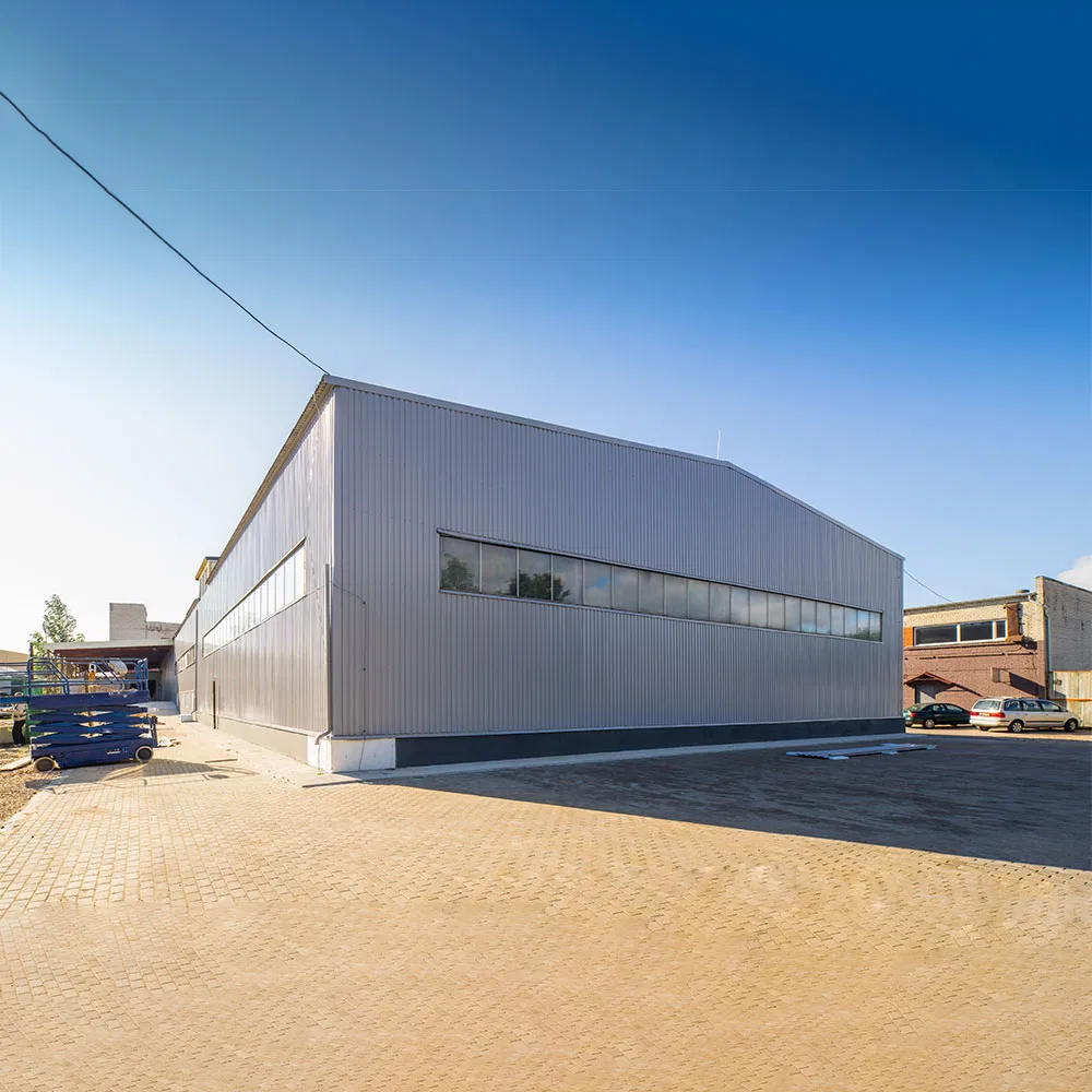 Prefabricated Light-Weight Metal Building Construction Commercial Steel Structure Warehouse Steel Structure Building Material