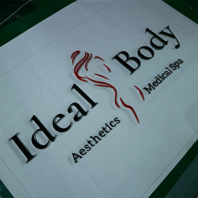 Acrylic Company Name Sign Board for Wall Acrylic Wall Sign Logo Maker Custom Store Logo