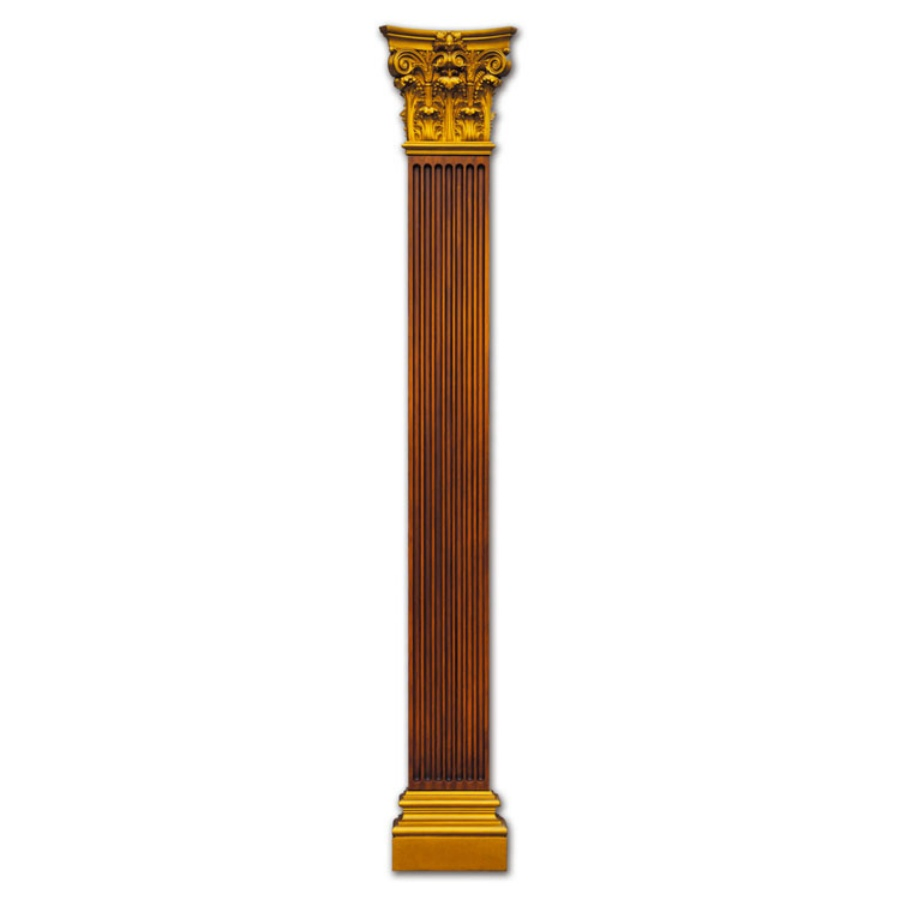 Banruo Decorative Fiberglass Roman Pillar with Corinthian Top for Sale