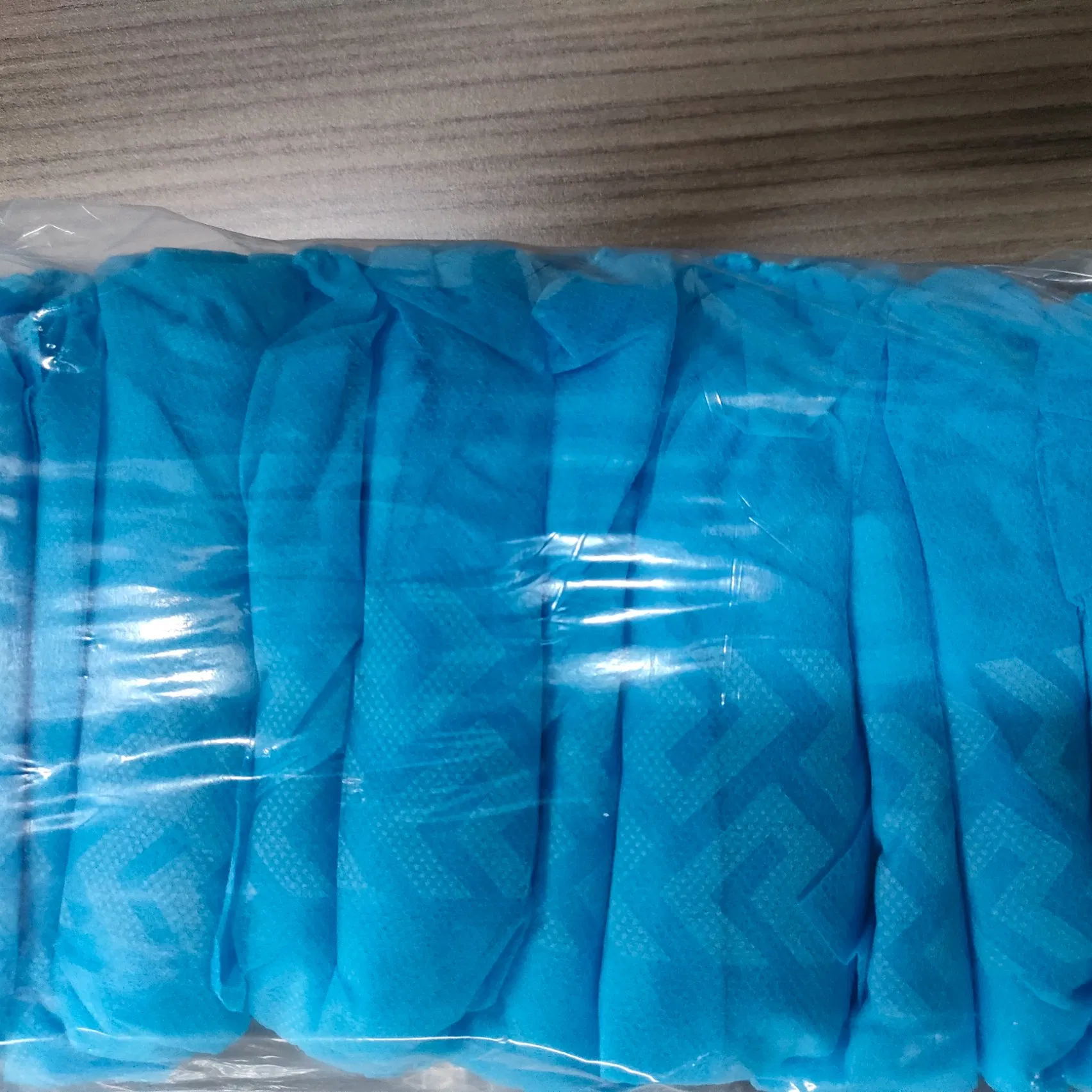 Disposable Shoe Cover Blue 50 Pair Recyclable Home Clean Non Woven Durable Shoe Covers