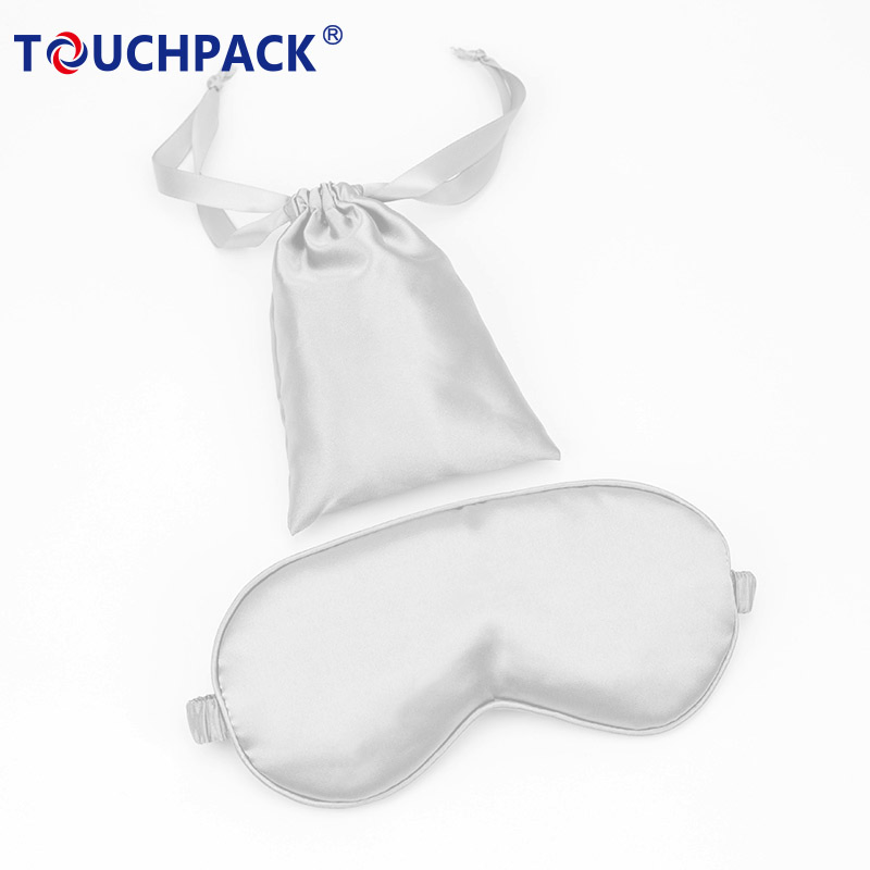 Wholesale Custom Personalized Logo Design Travel Rest Soft Smoothly Silk Eye Mask for Sleeping