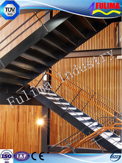 Steel Staircase/Platform/Handrail/Stairs for Workshop