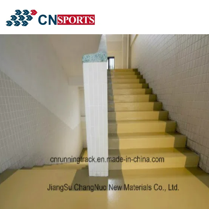 Economical Beautiful Anti Bacteria Rubber Painting Flooring for Exhibition Center