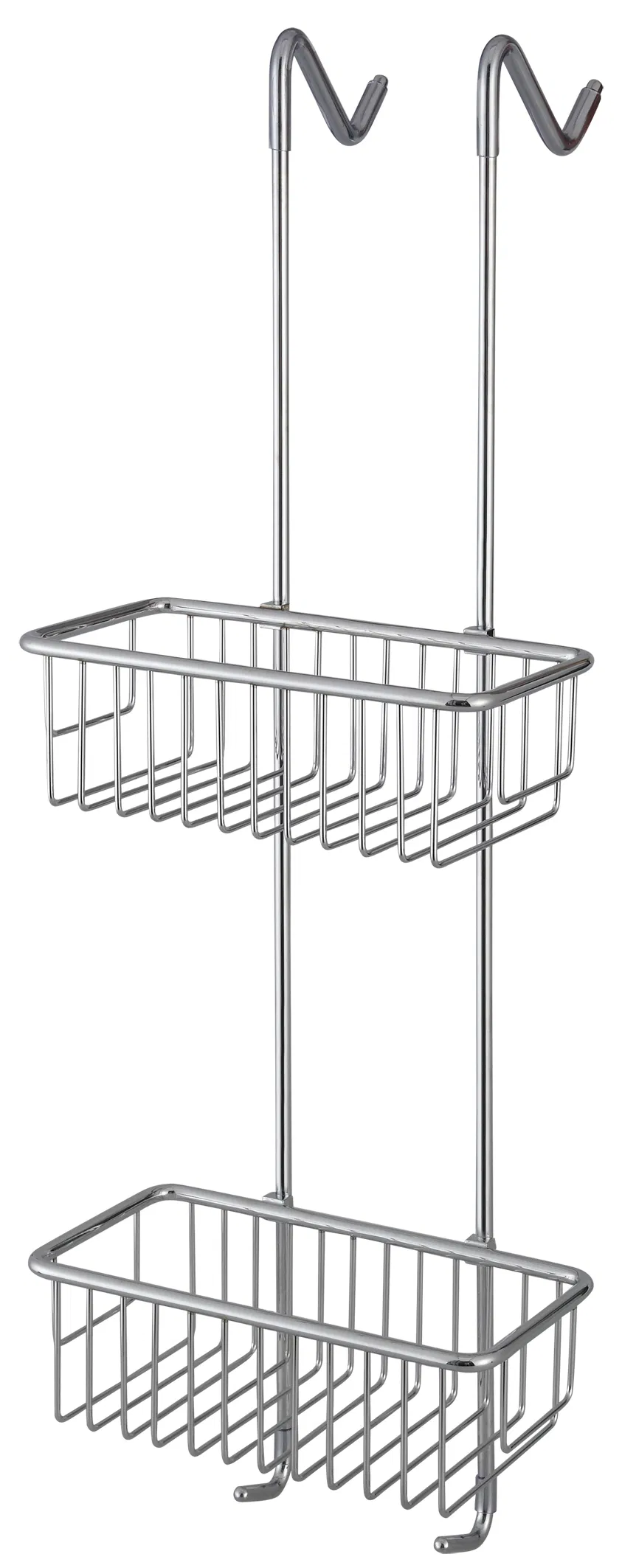 Chrome Two Tiers Corner Basket
