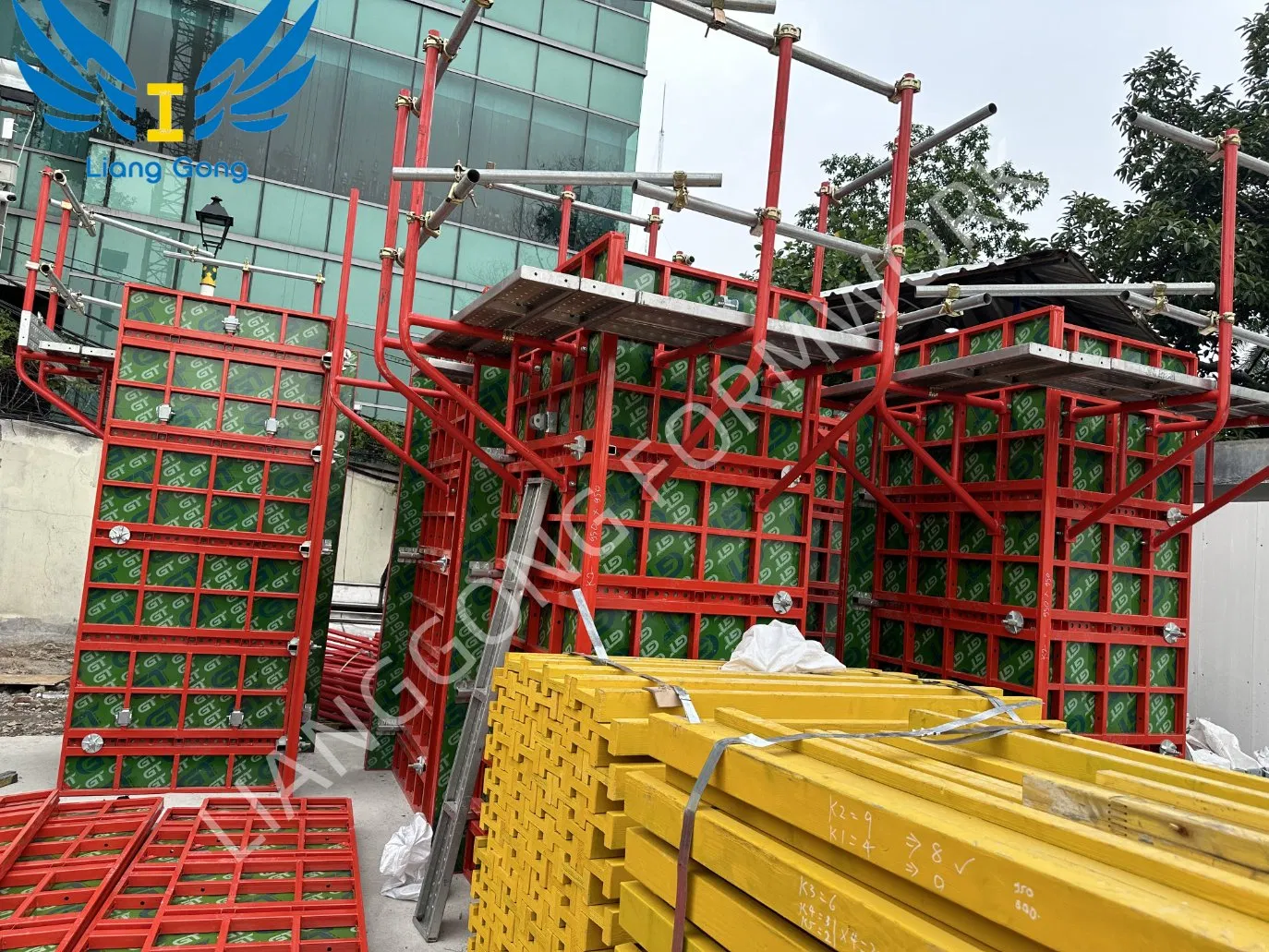 Lianggong Reusable Adjustable Steel Frame Formwork for Slab Wall and Column Formwork