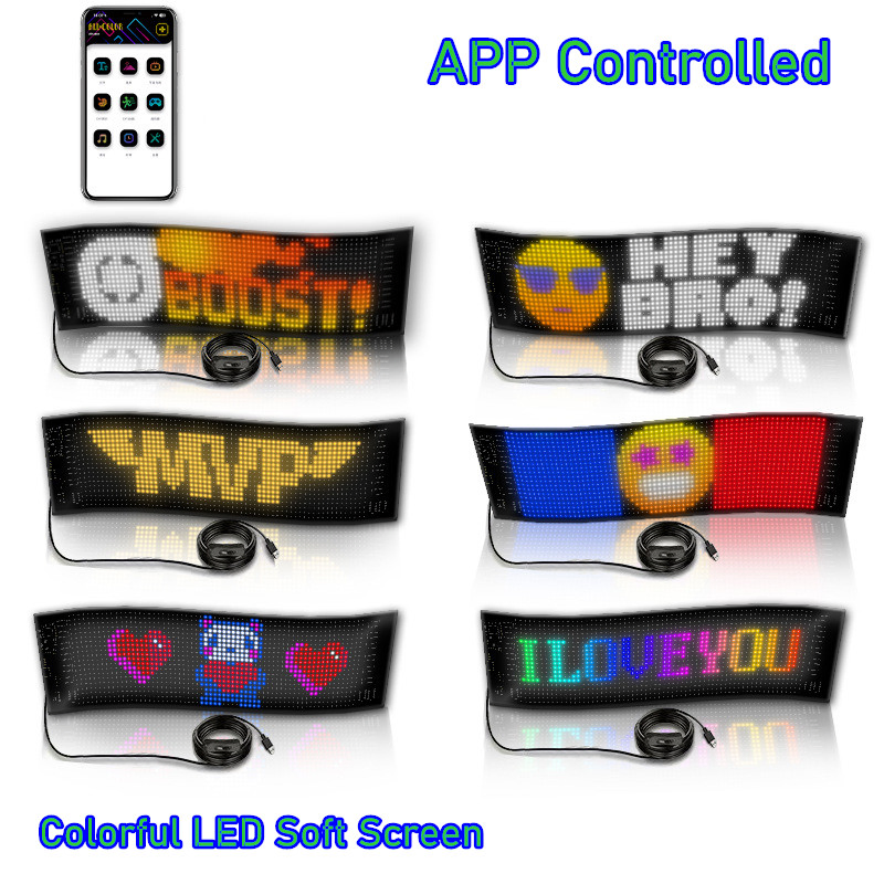 Waterproof Outdoor LED Advertising Display Screen Board for Vehicles