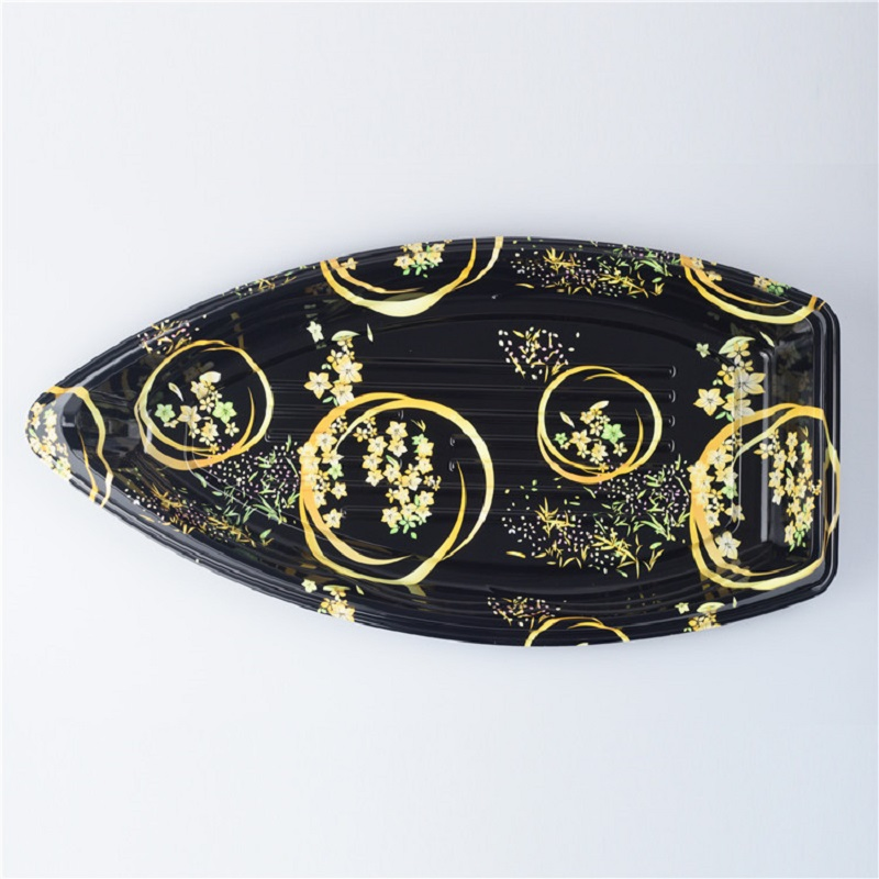 Disposable Large Plastic Sushi Boat Tray for Packing Wholesale for Restaurant