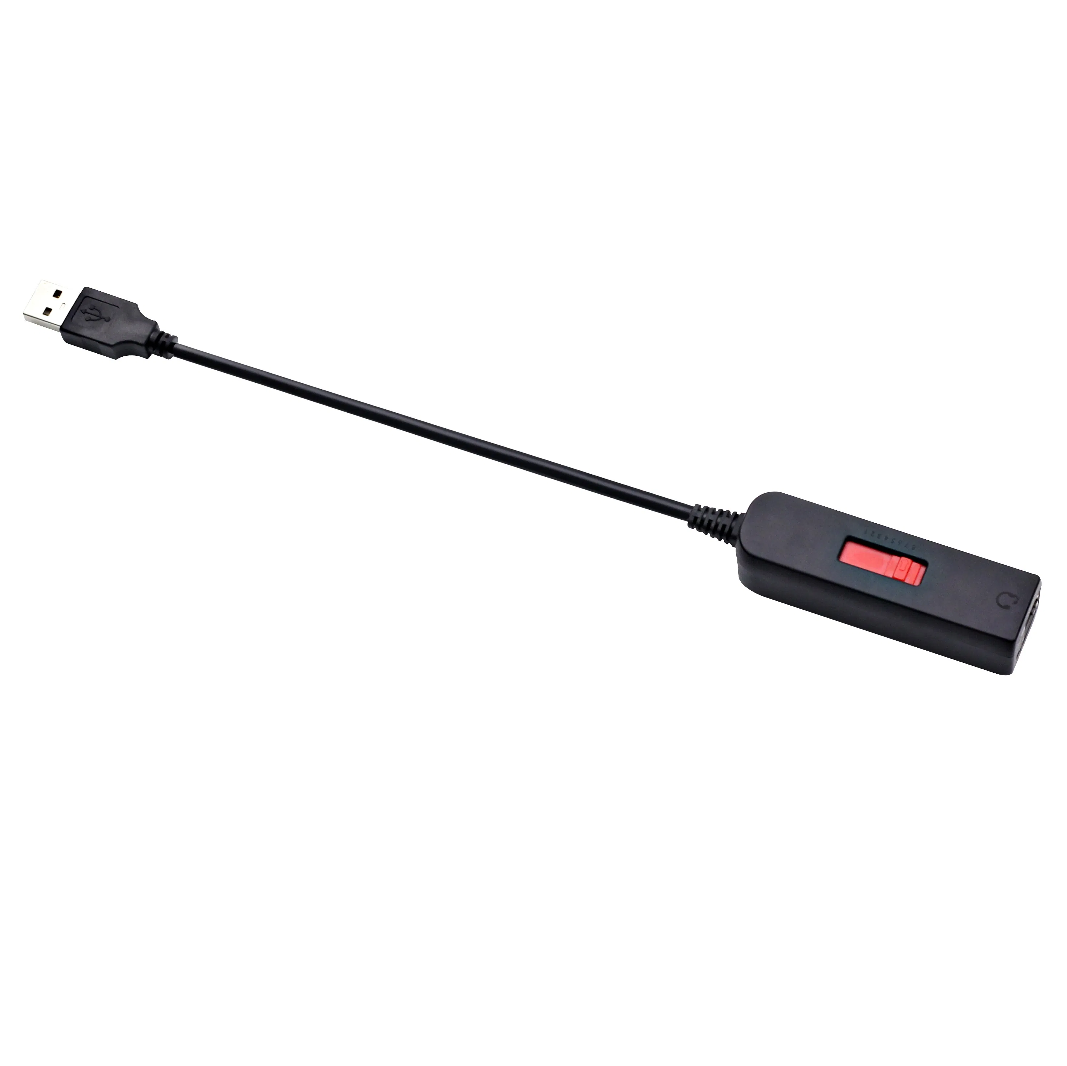 Адаптер для гарнитуры Call Center USB с контролем