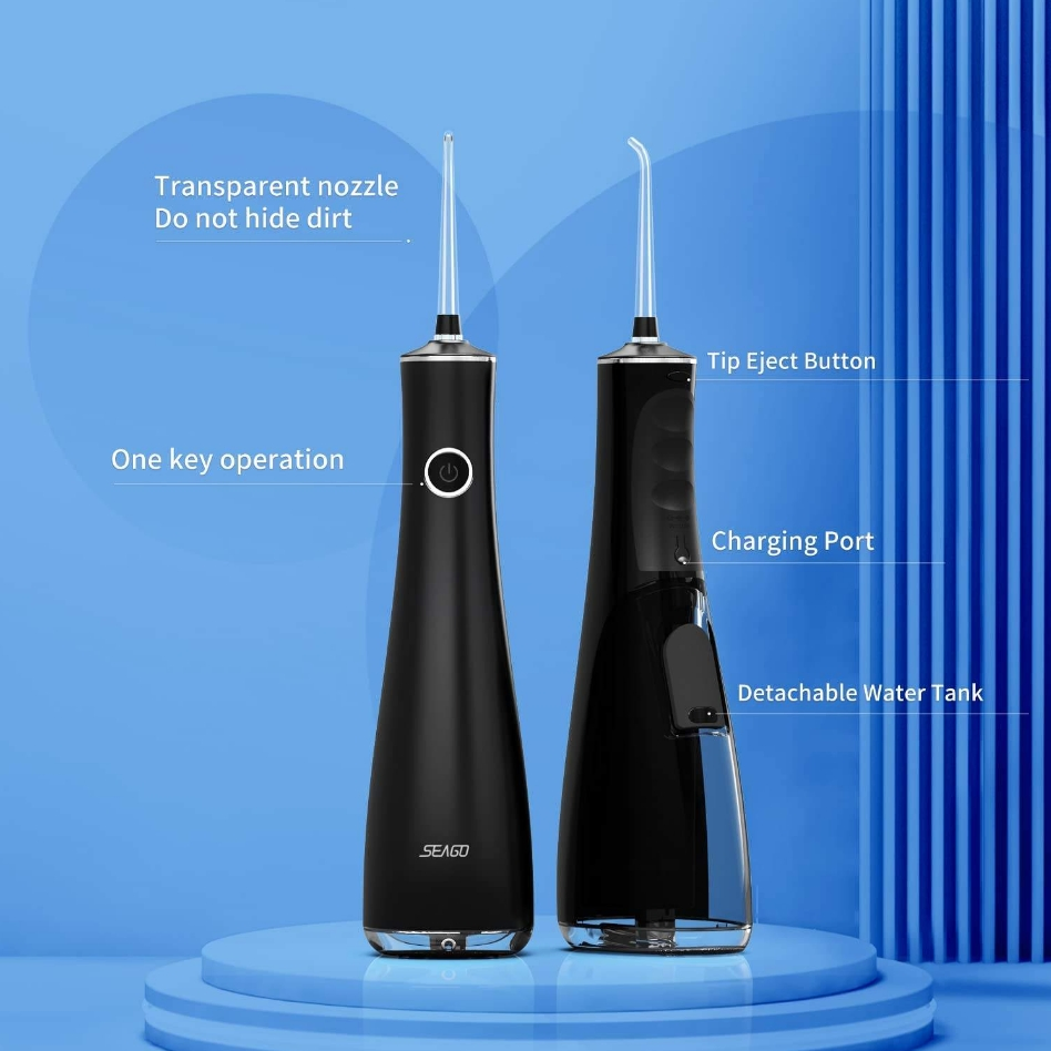 Sg-8001 Cordless USB Charging Big Tank Detachable Portable Water Flosser