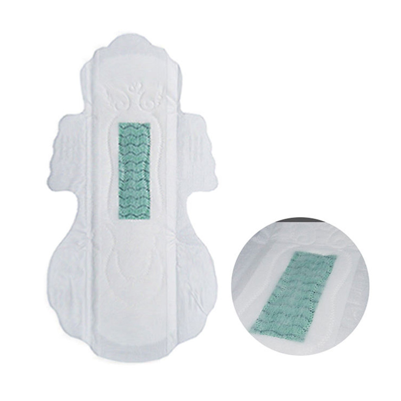 Wholesale OEM Cotton Best Organic Women Feminine Biodegradable Sanitary Napkins with Wings Online Price Anion Sanitary Napkins Pads