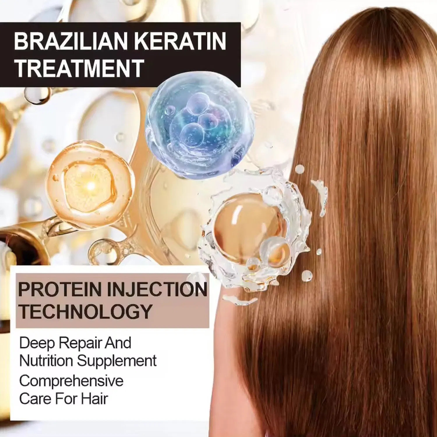 Professional Salon Private Label Keratin Hair Treatment Straightening Cream