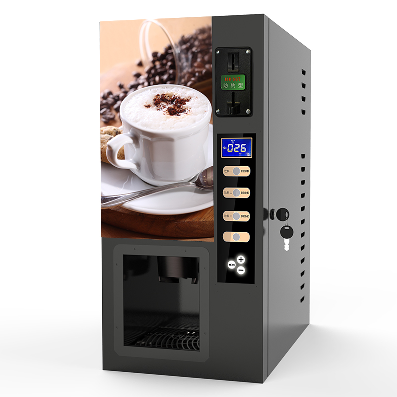 High Quality 3 Different Kinds Automatic Coin Operated Tea Time Coffee Vending Machine